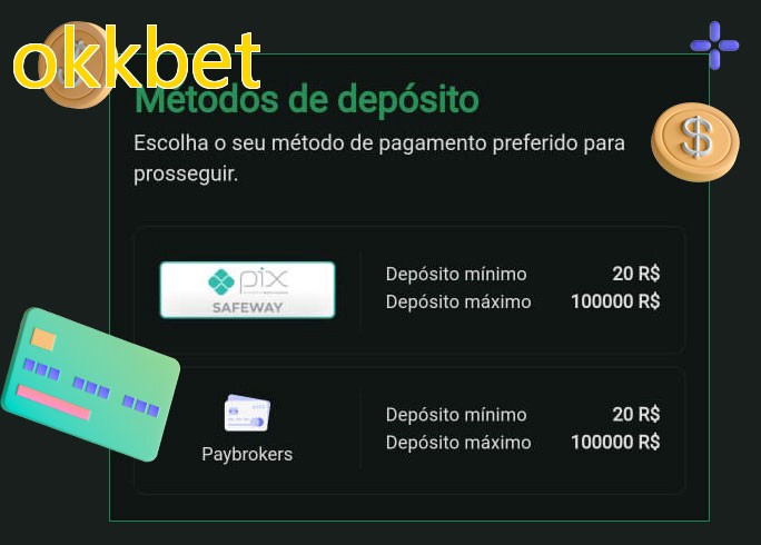 O cassino okkbetbet oferece uma grande variedade de métodos de pagamento