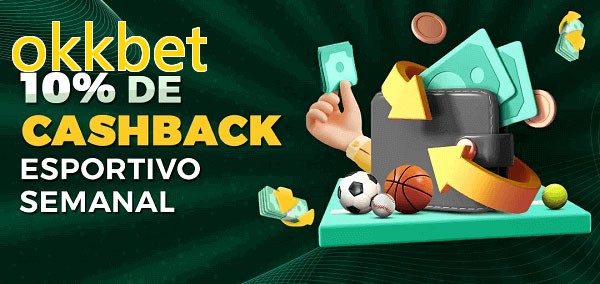 10% de bônus de cashback na okkbet